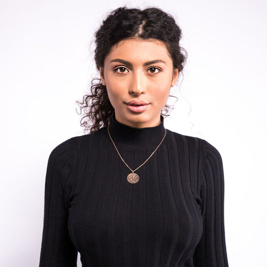 London Rose Gold - City Map Necklace