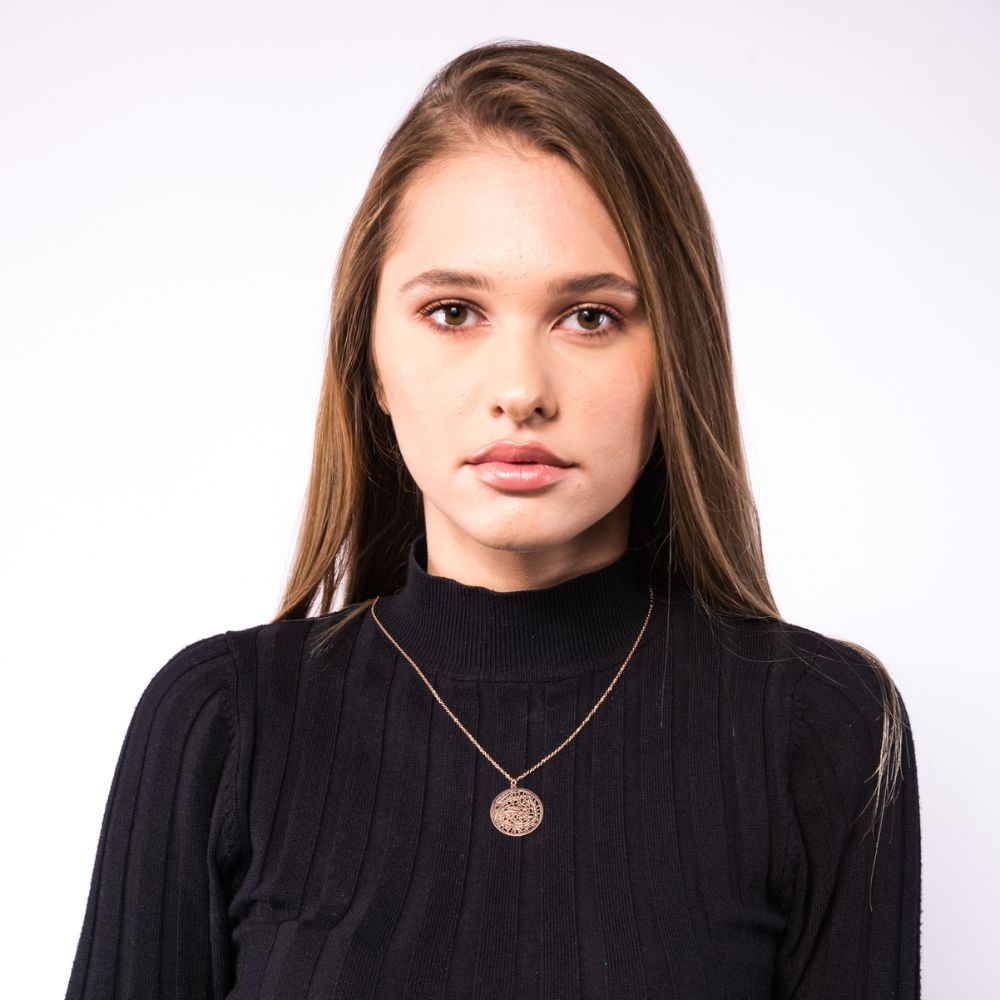 Paris Rose Gold - City Map Necklace
