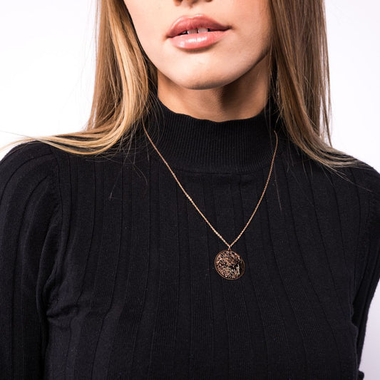 Sydney Rose Gold - City Map Necklace