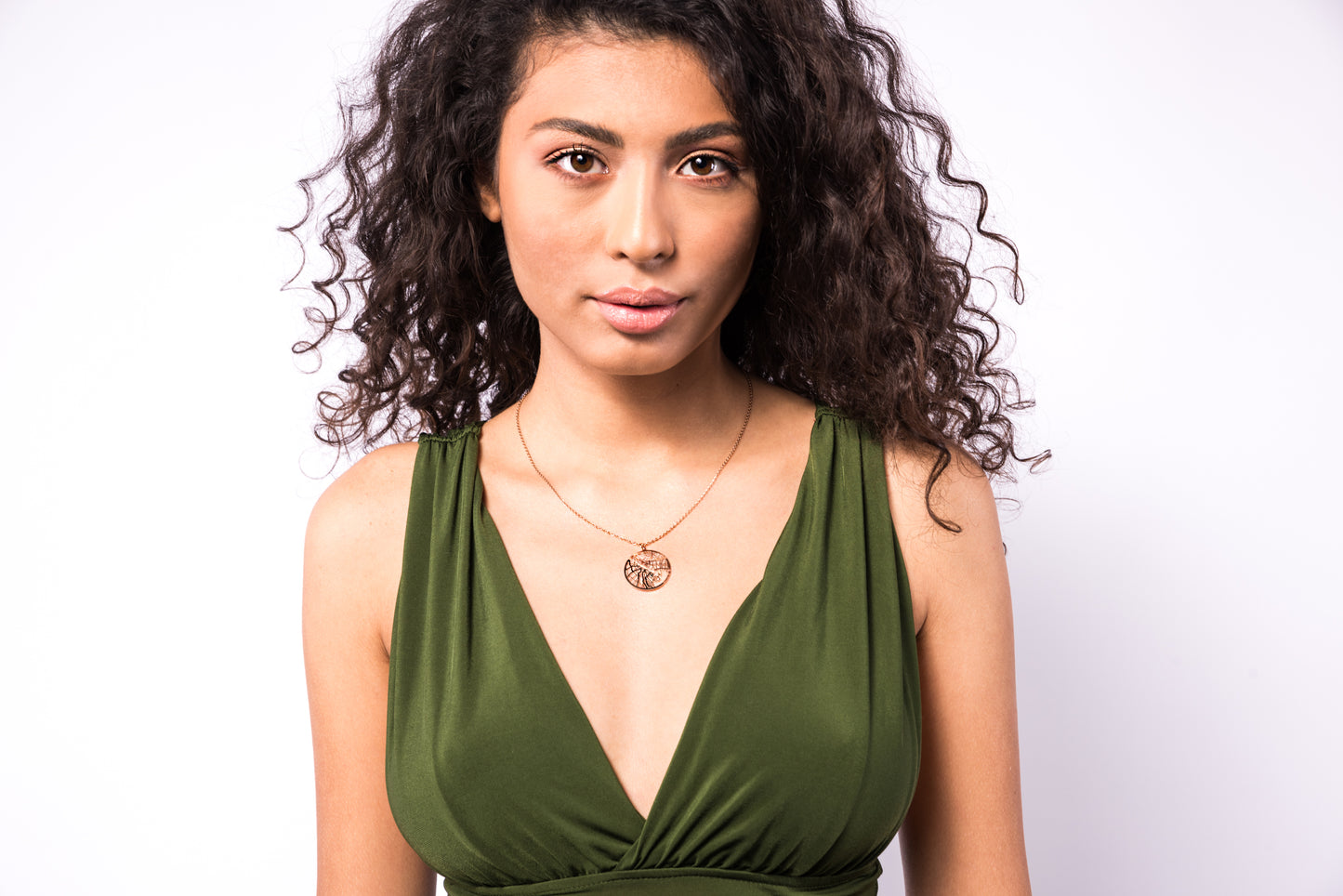 Tokyo Rose Gold - City Map Necklace