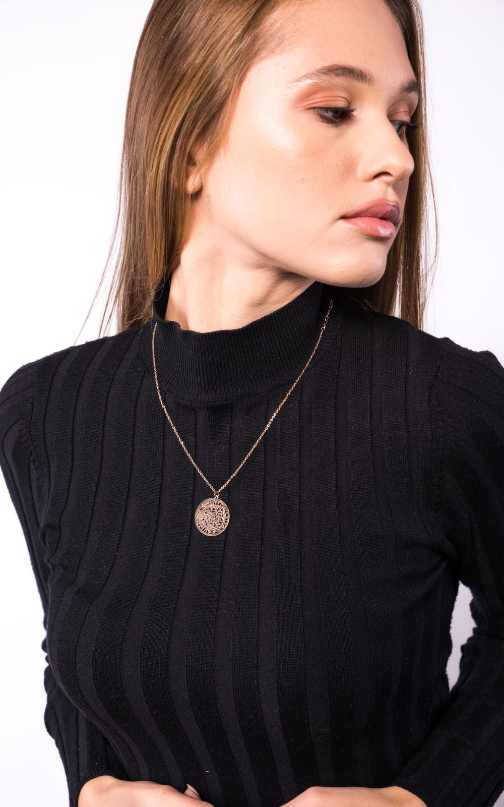 Paris Rose Gold - City Map Necklace