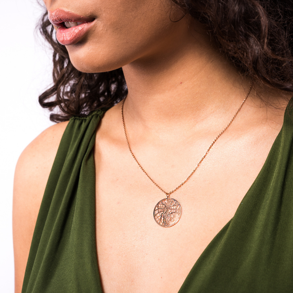 Tokyo Rose Gold - City Map Necklace