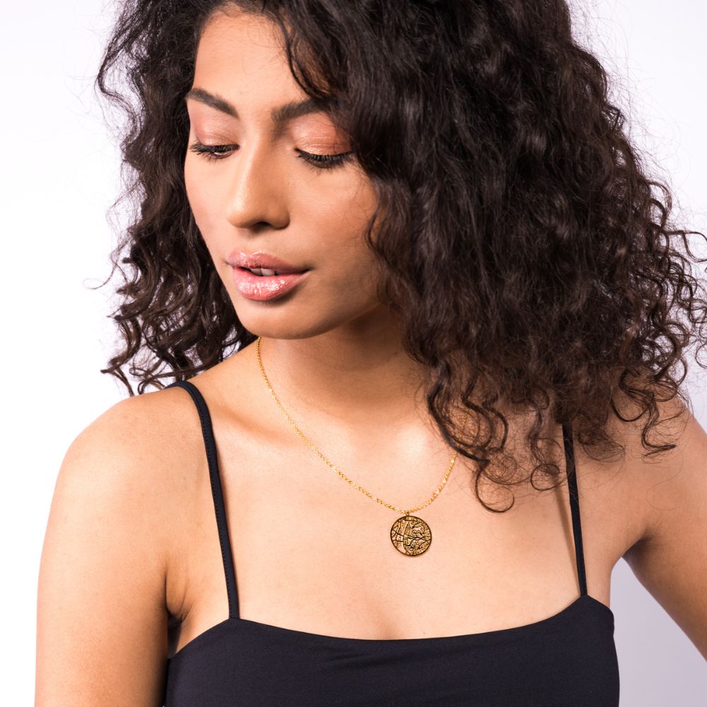 New York Gold - City Map Necklace