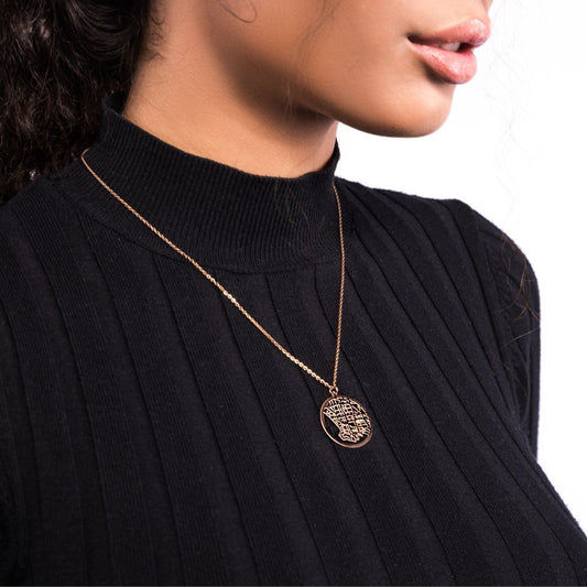Los Angeles Rose Gold - City Map Necklace